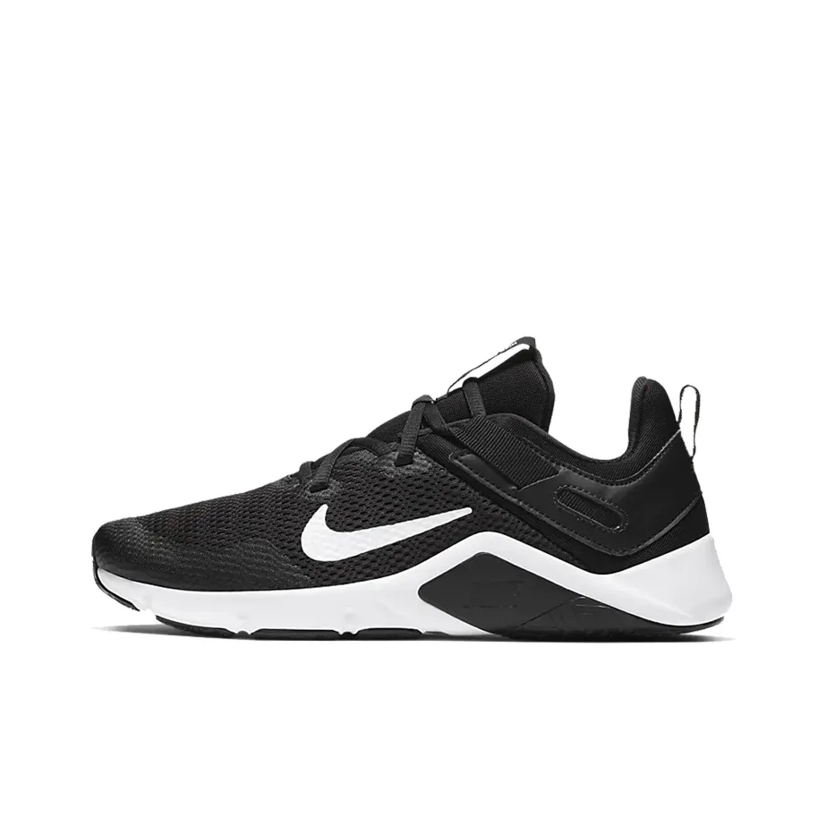 Nike Legend Essential Амортизирующие шоки Противоскользящие и устойчивые к истиранию Низкий топ Кроссовки для тренировок Женские Черный белый