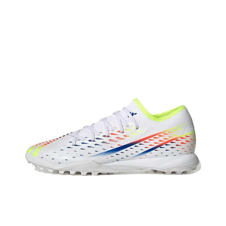 Adidas Predator Edge.3 TF Шипы Амортизаторы Slip-resistant Abrasion-resistant Легкие Футбольные бутсы Мужские Белые