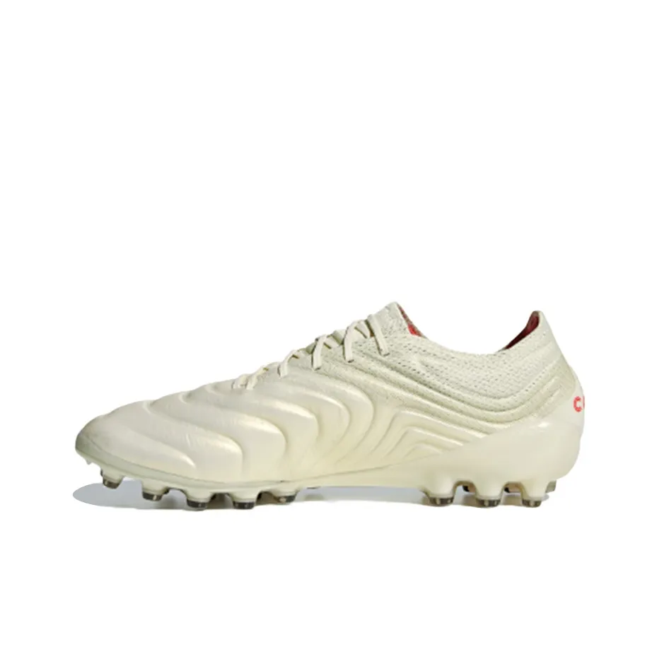 Adidas Copa AG Artificial Grass Slip-Resistant Football Boots Men's White Red
