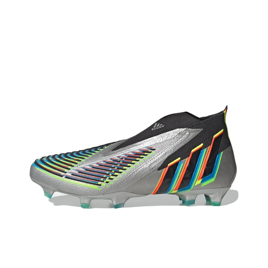 adidas view Predator Edge+ FG 'Silver Metallic Black'