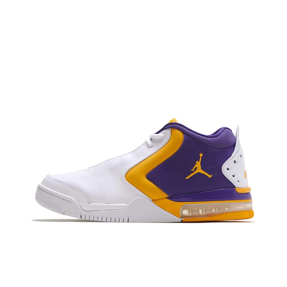 white purple and gold jordans