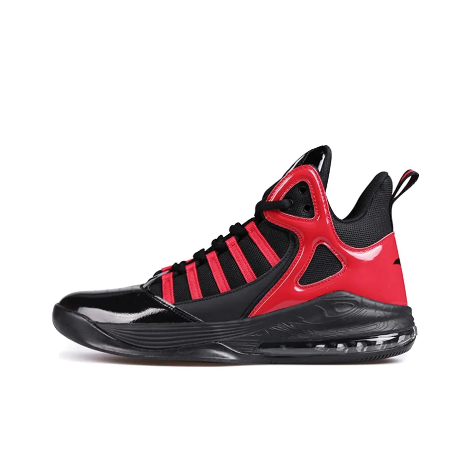 ANTA Basketball Collection MID Топ Винтажные баскетбольные кроссовки Мужской Черный Красный