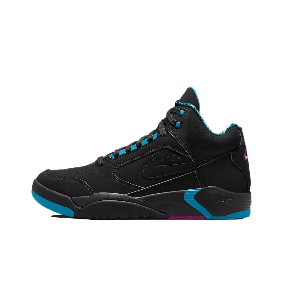 Nike Air Flight Lite Ii Mid Black Cyber Teal