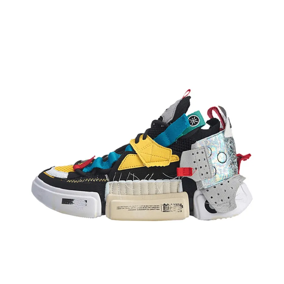 LINING Essence 2 SAMPLE FOR BALE Non Slip Легкий MID Топ Винтажные баскетбольные кроссовки Женские Черный