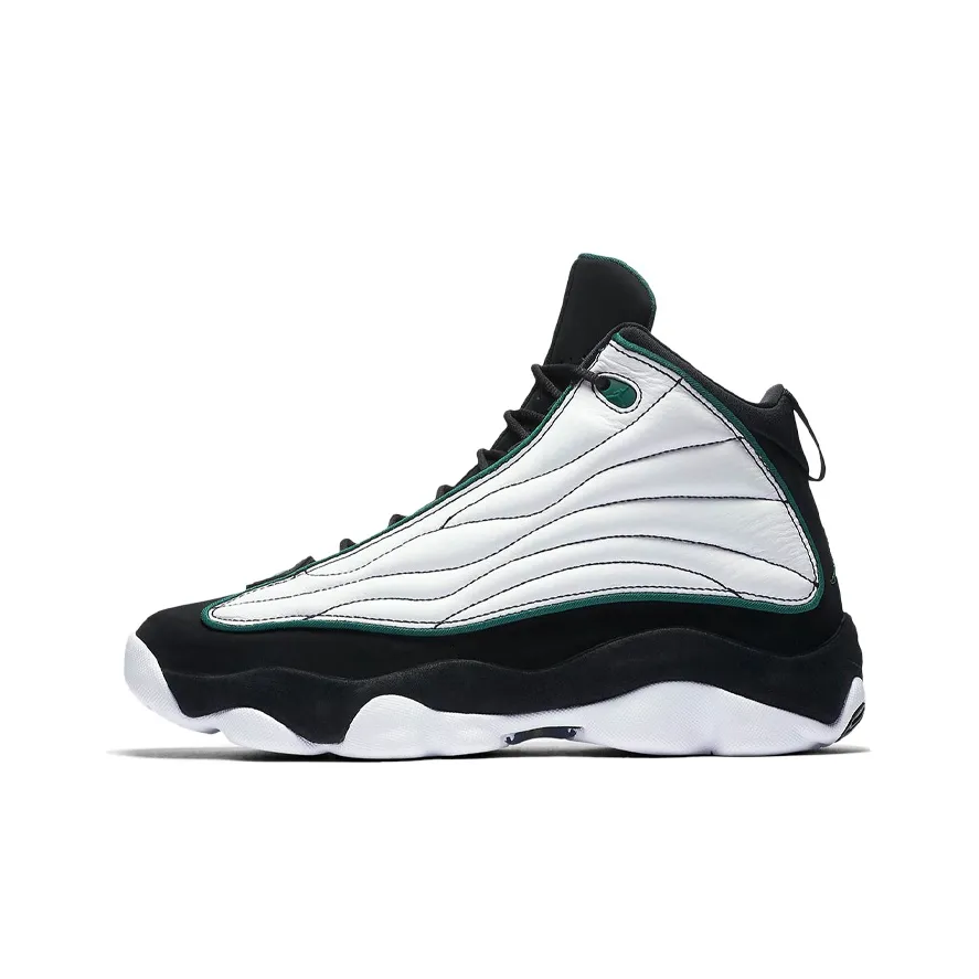 Jordan Pro Strong White Black Green