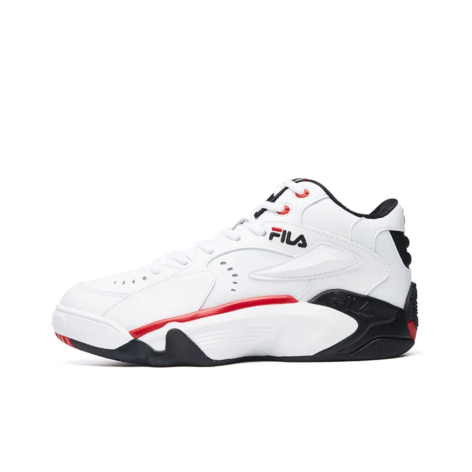 FILA Jamball MID Топ Винтажные Баскетбольные Кроссовки Мужские Белый Черный
