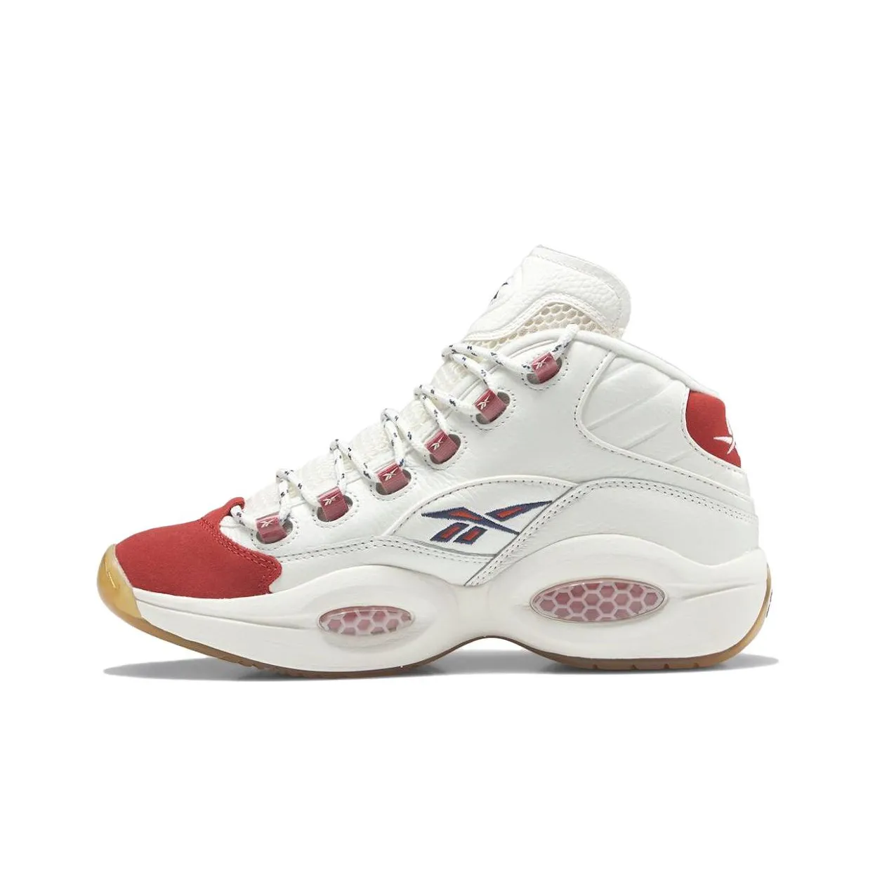 Reebok Question Mid Vintage Red Toe