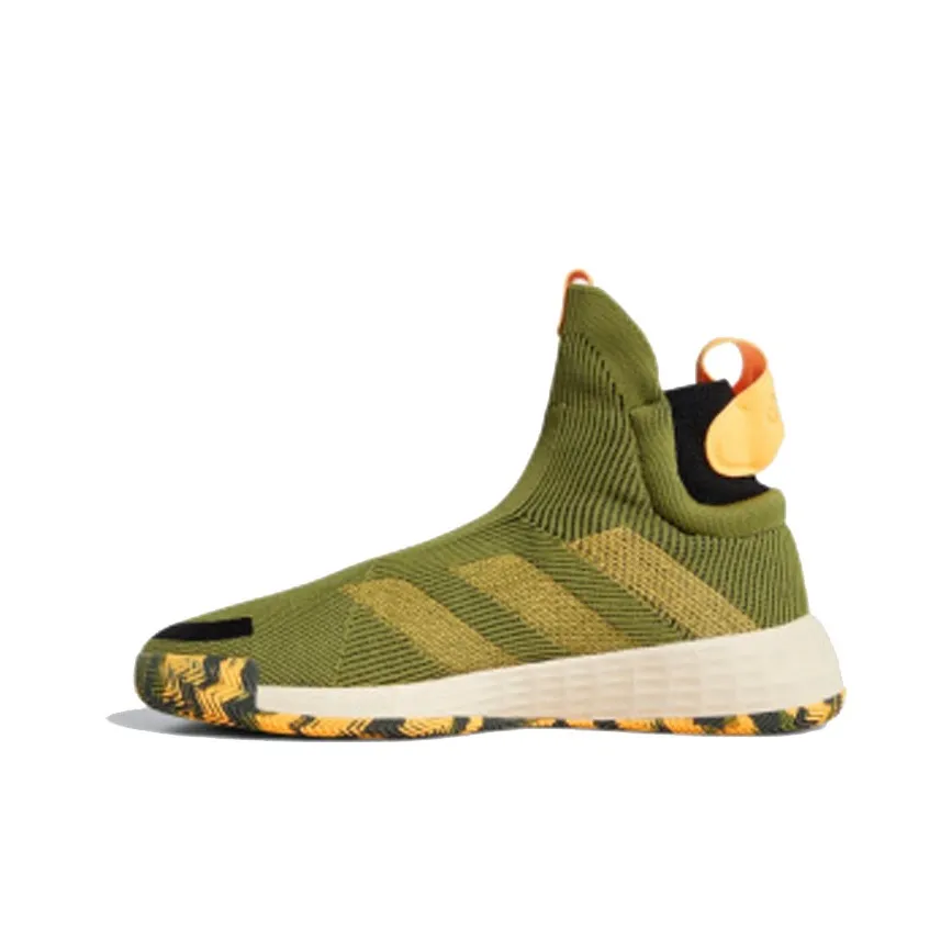 Adidas N3xt L3V3L Амортизаторы Slip-Resistant High Top Винтажные баскетбольные кроссовки Мужские Зеленые