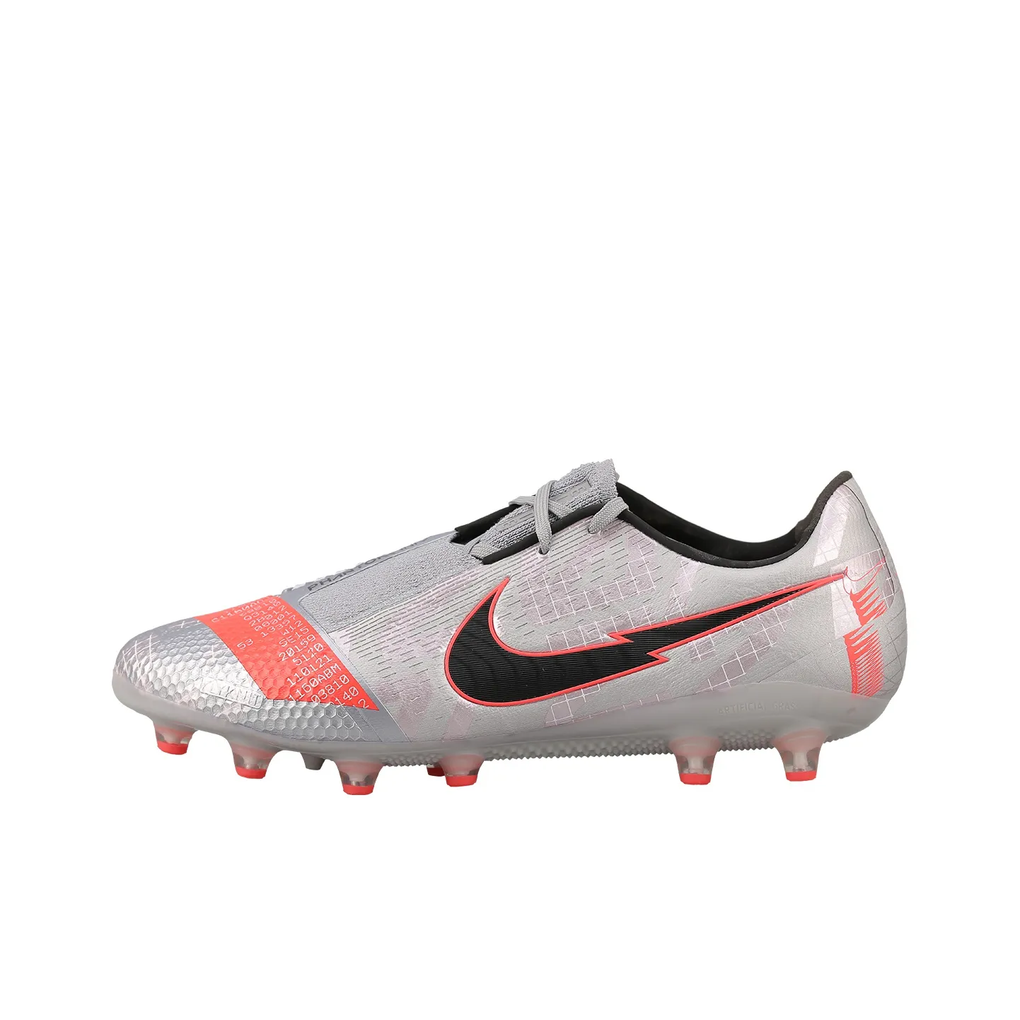 Nike Phantom Venom Shock Absorbers Slip-Resistant Футбольные бутсы Унисекс Серый Оранжевый
