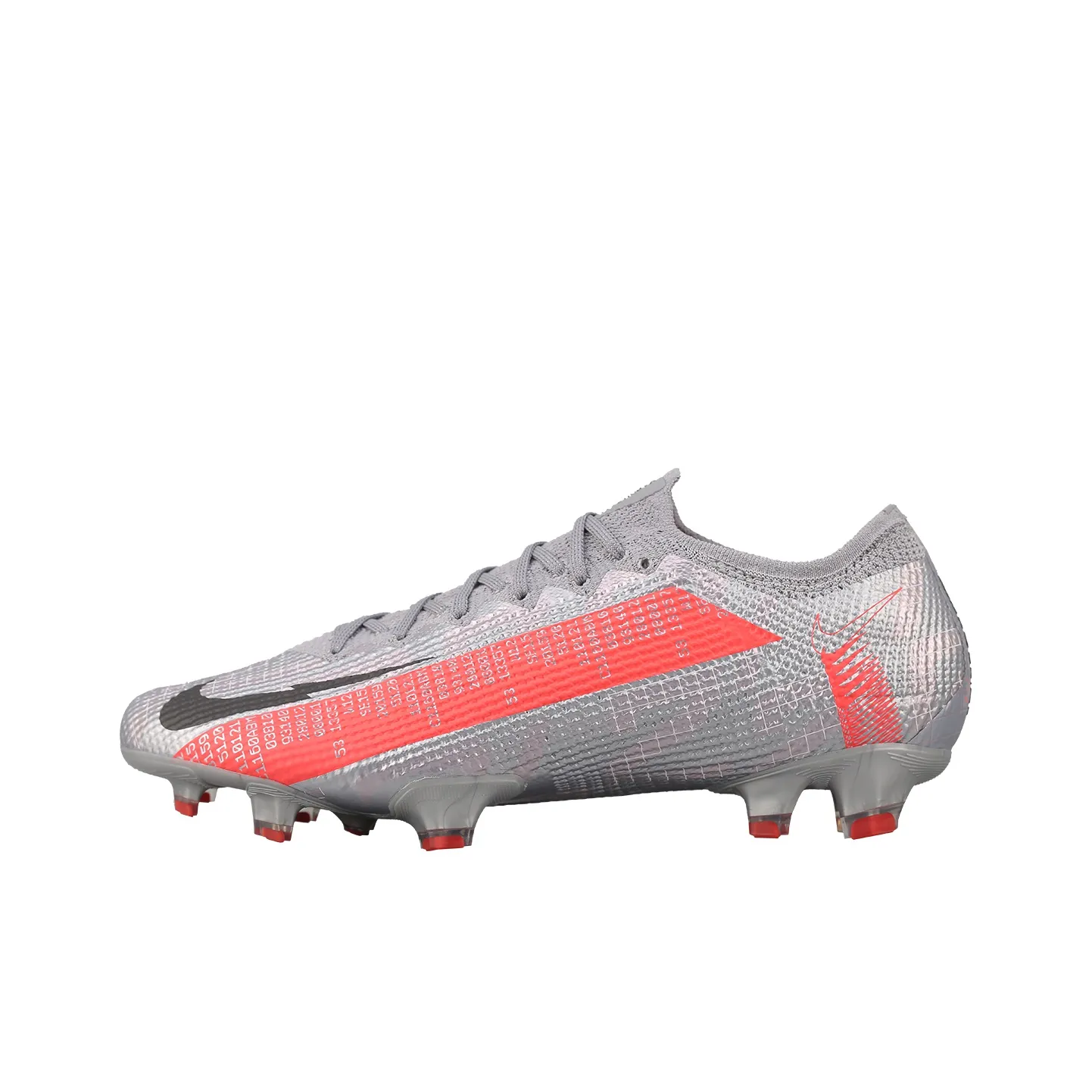 Nike Mercurial Vapor 13 FG Твердый Грунт Природная Трава Противоскользящие Футбольные Бутсы Унисекс Серый Оранжевый
