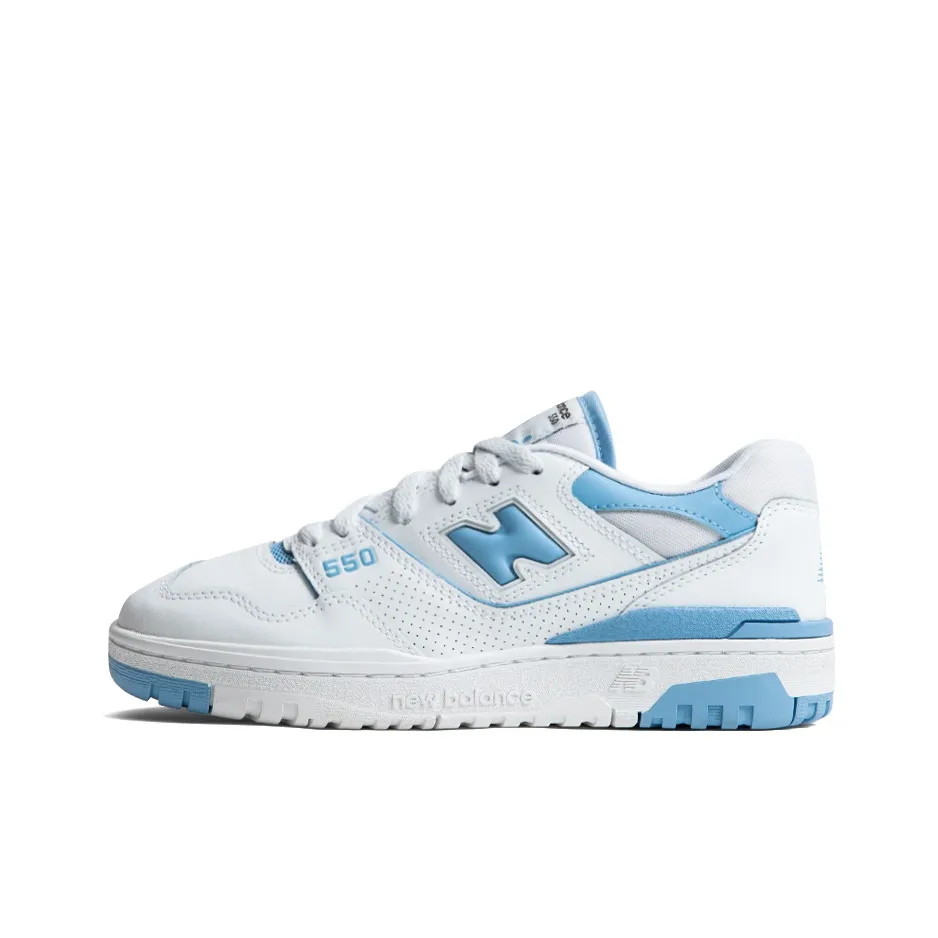 New Balance 550 Unc White Dusk Blue Women's