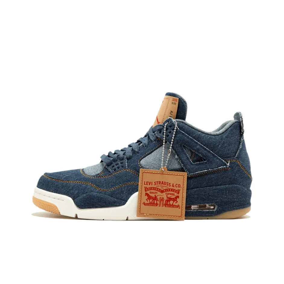 JORDAN 4 Retro Levi's Denim Blank Tag