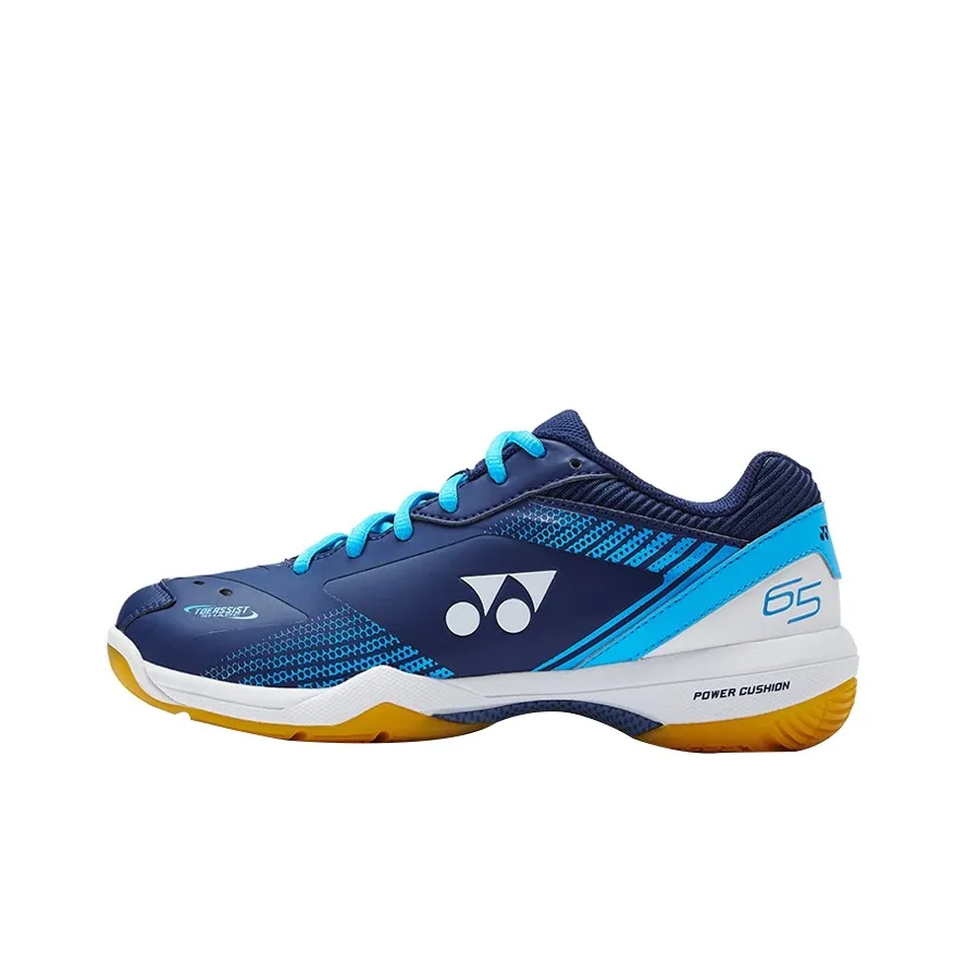 YONEX 65 3 Badminton Shoes Unisex Low Top Navy Blue