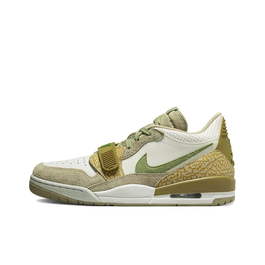JORDAN Legacy 312 Low Golden Moss Alligator