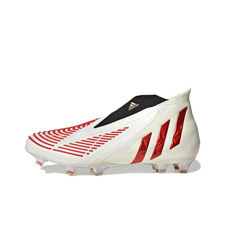 adidas view Predator Edge+ FG 'Off White Vivid Red'