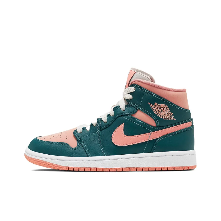 JORDAN 1 Mid Dark Teal Green Women's