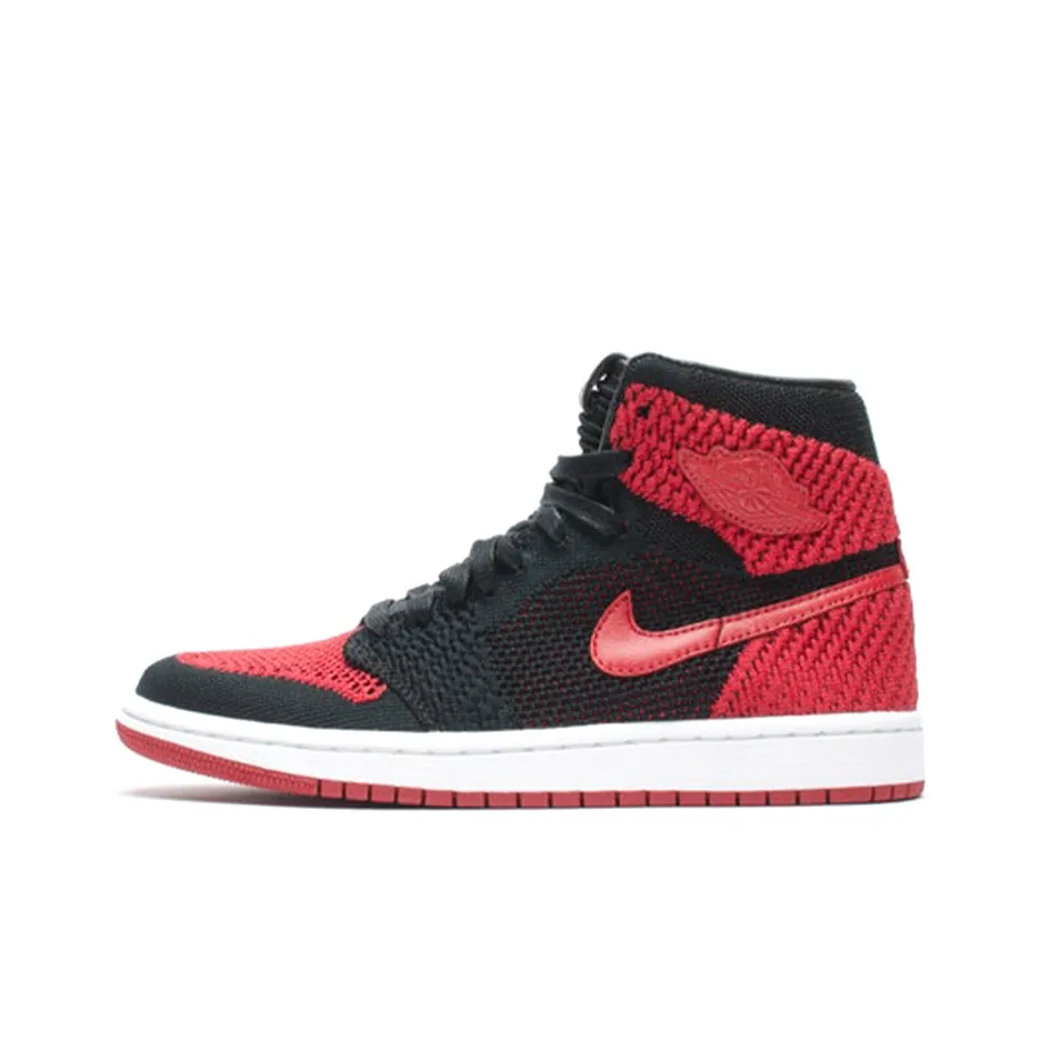 Jordan 1 Retro High Flyknit Bred GS