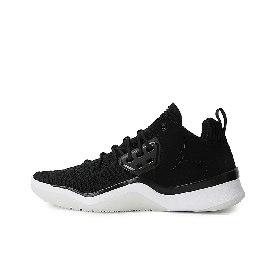Jordan DNA LX Low Топ Баскетбольные кроссовки Мужской Черный Белый