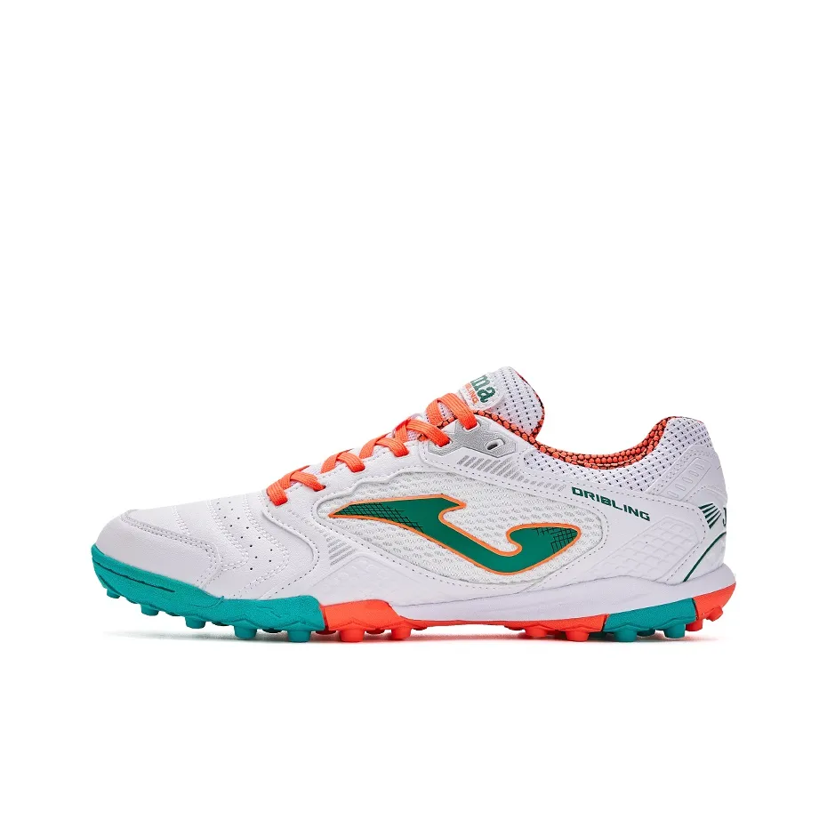 Joma TF Шипы Устойчивые к абразиву Футбольные бутсы Мужские Белый Зеленый