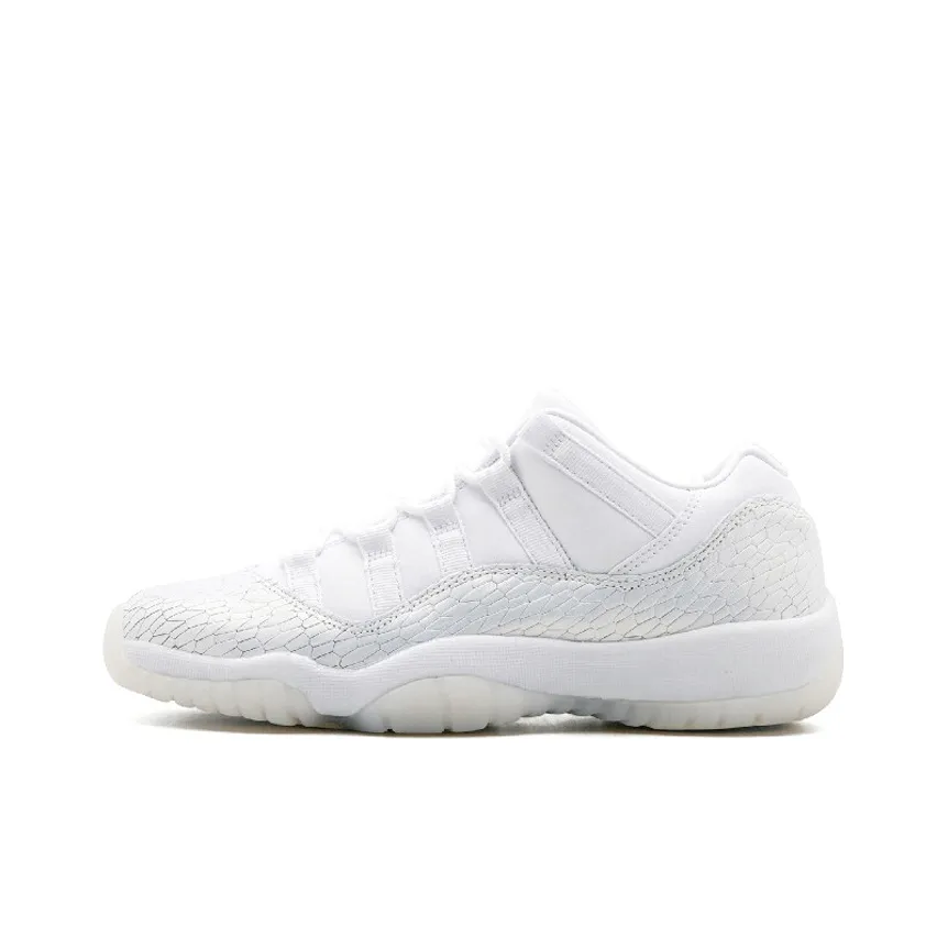 Jordan 11 Retro Low Heiress Pure Platinum GS