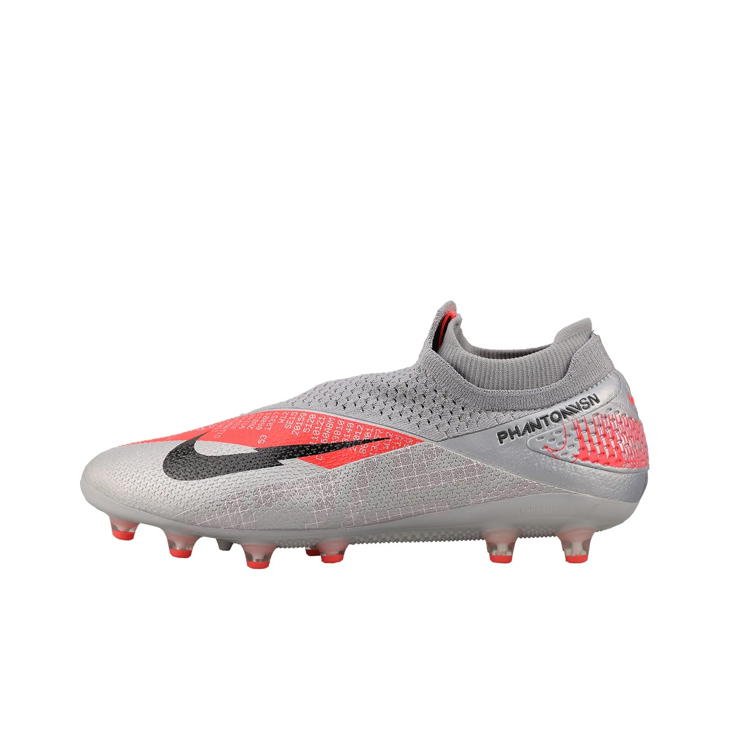 Nike Phantom Vision 2 Elite Df AG Pro Metallic Grey Crimson