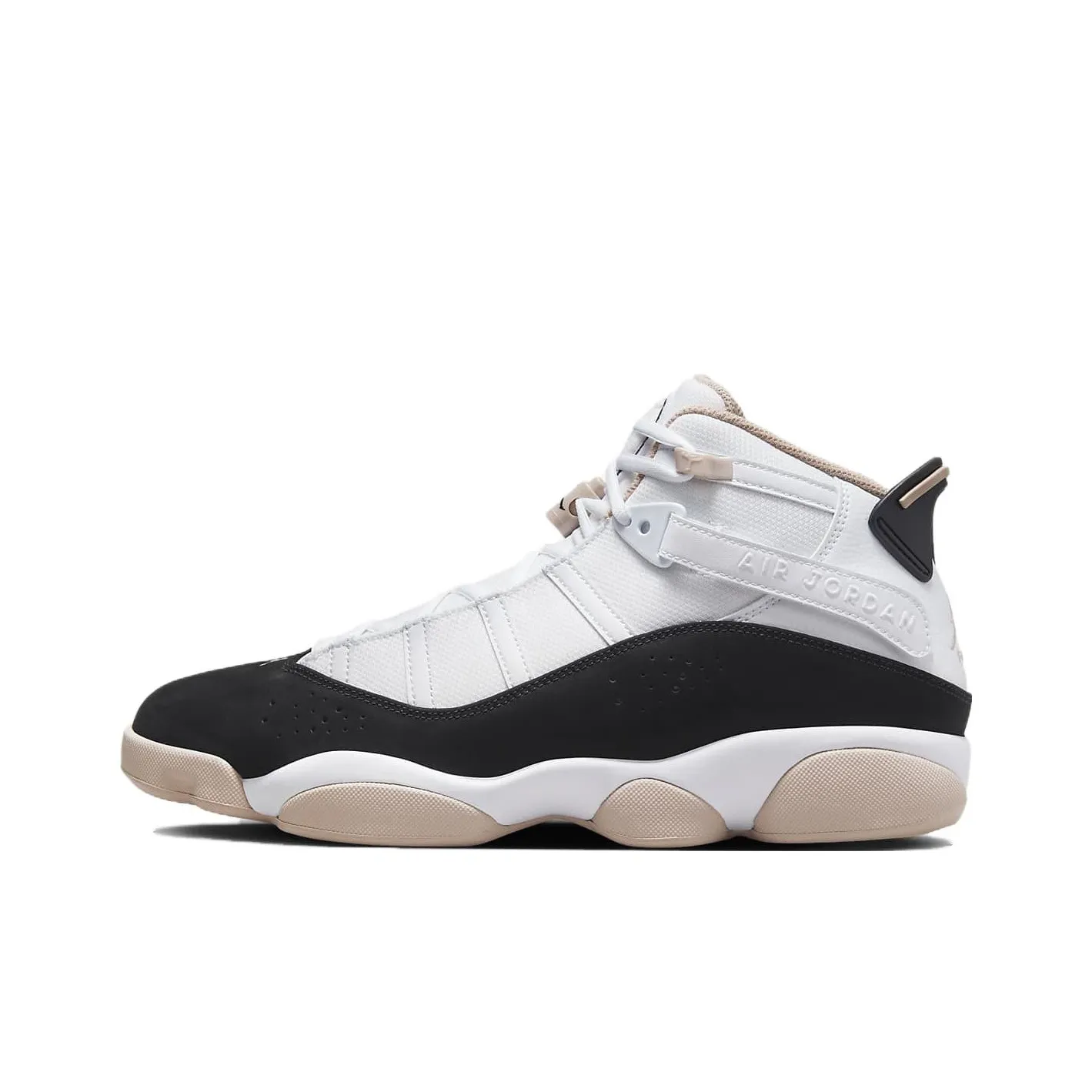 Jordan 6 Rings White Fossil Stone Black