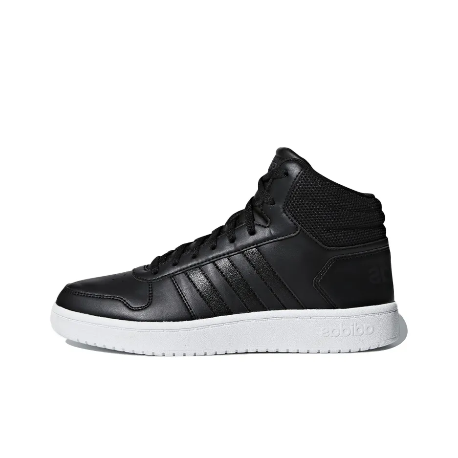 Adidas Hoops 2.0 Mid 'Black White' Women's