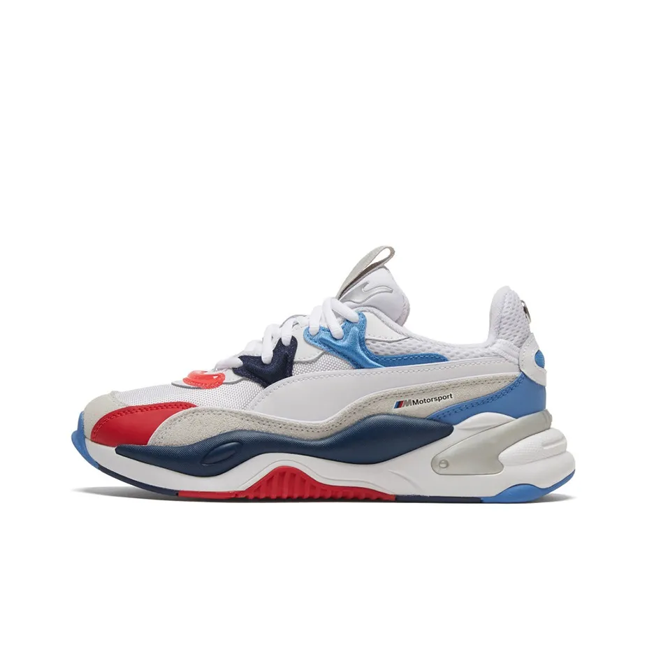 PUMA RS 2K BMW Motorsport Легкий Низкий Топ Кроссовки для тренировок Унисекс Красный Белый