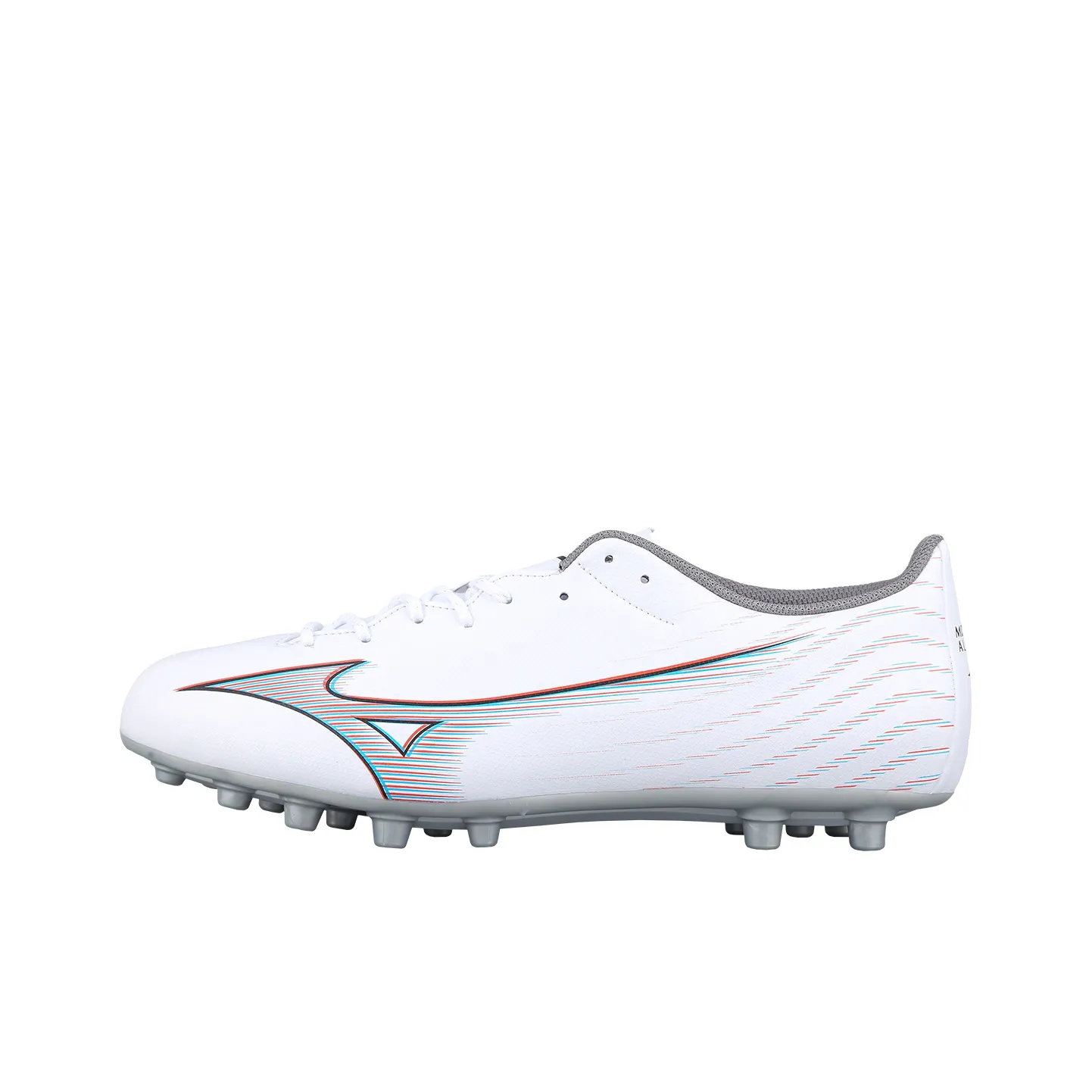 Mizuno AG Искусственная трава Искусственный шипы Резистентная и дышащая футбольная обувь Мужская Белая