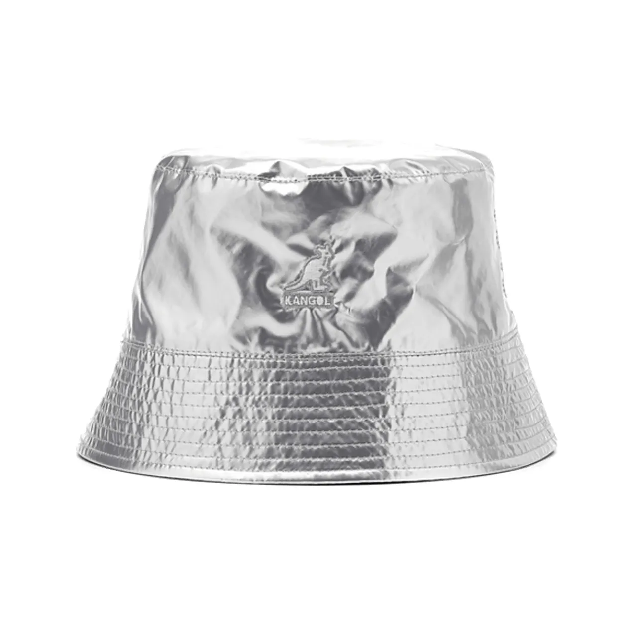 KANGOL Cotton Bucket Hats Unisex Silver
