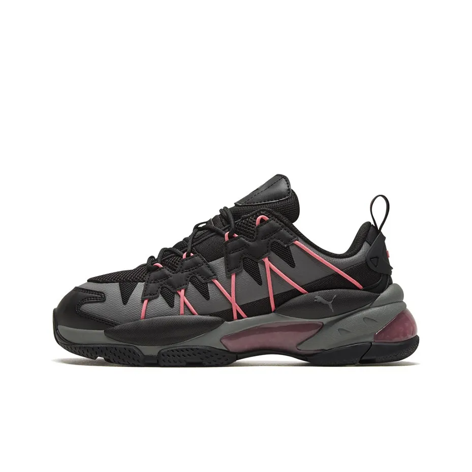 PUMA Lqdcell Omega Striped Knit 'Black Castlerock'