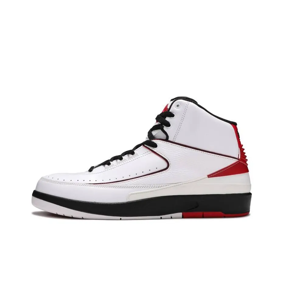 JORDAN 2 Retro Qf White Varsity Red 2010