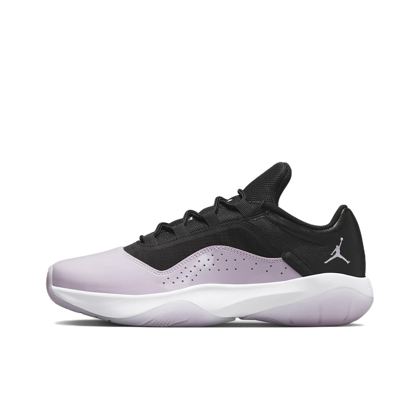 Purple black and white jordan 11 online