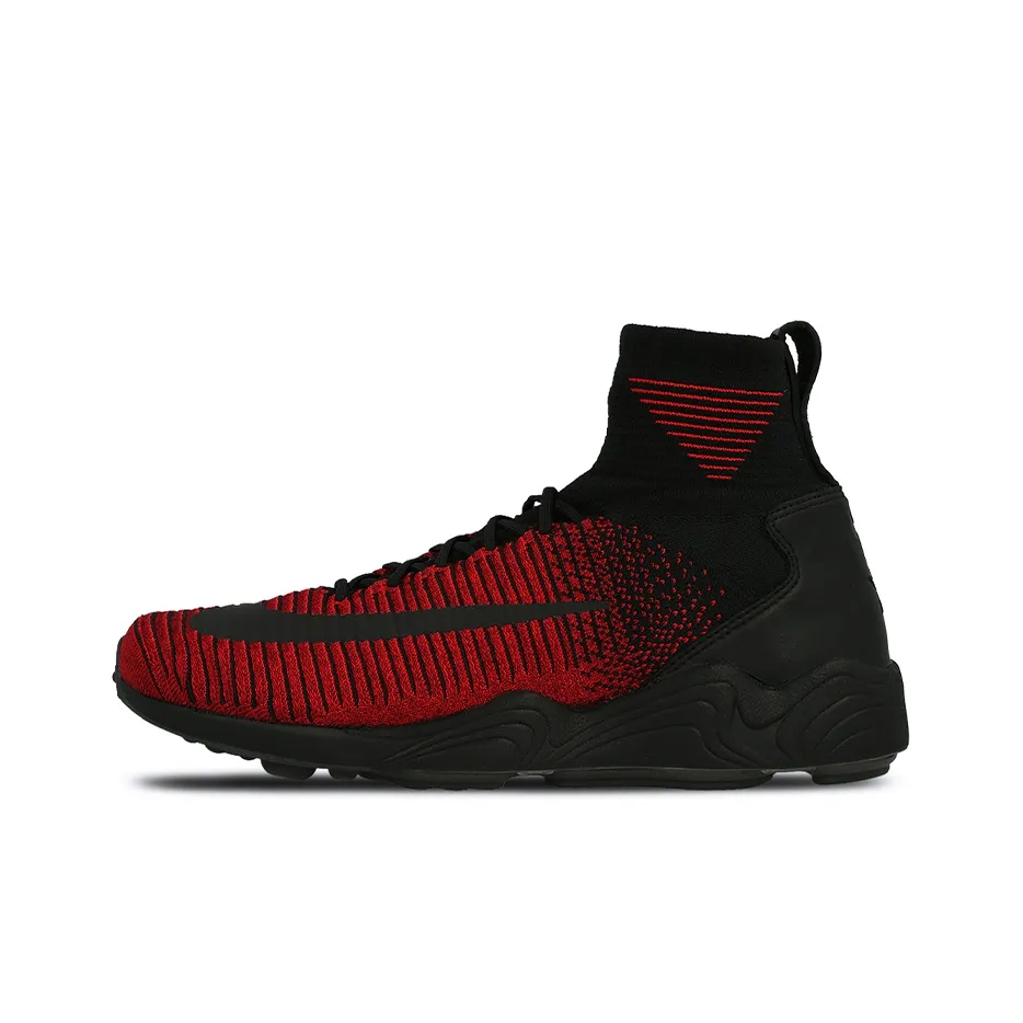 Nike Zoom Mercurial Flyknit Футбольные бутсы для мужчин устойчивые красные и черные