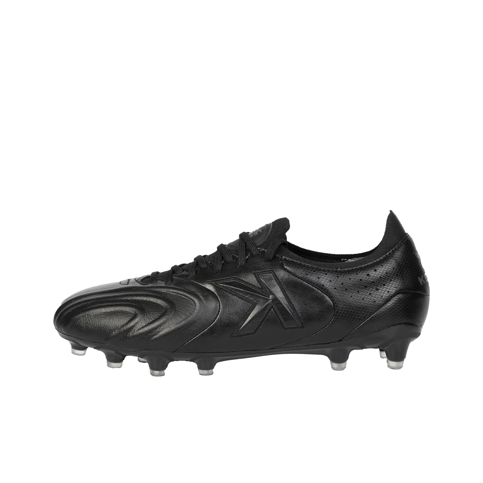 KELME Holy Grail Series FG Firm Ground Slip Resistant, Abrasion Resistant, Breathable Soccer Shoes Unisex Black