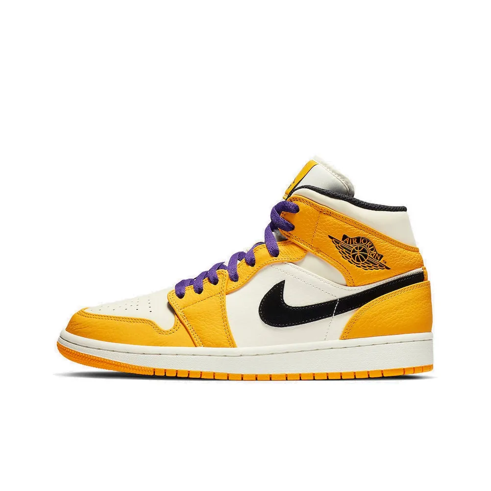 Air Jordan 1 Mid 'Lakers Gold'