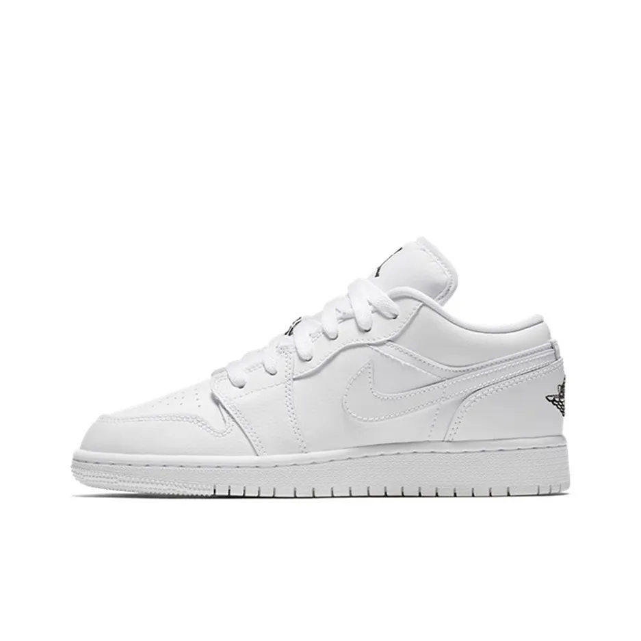 Jordan 1 Low GS Triple White