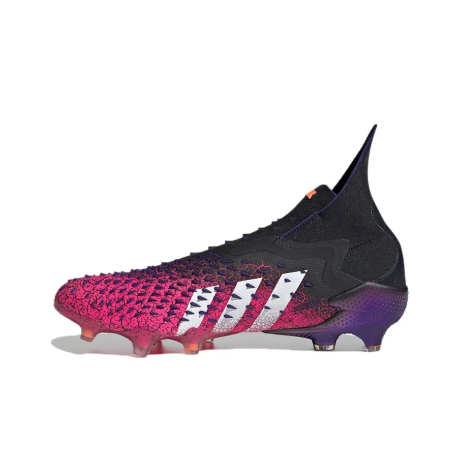 Adidas Predator Freak+ FG Твердый грунт Природная трава Противоскользящие футбольные бутсы Мужские Розовый Черный