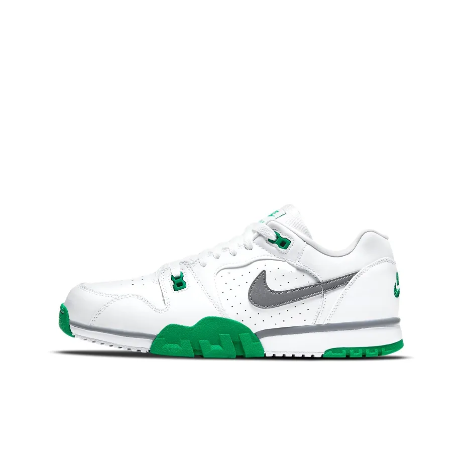 nike door Air Cross Trainer Low 'White Green Gray'