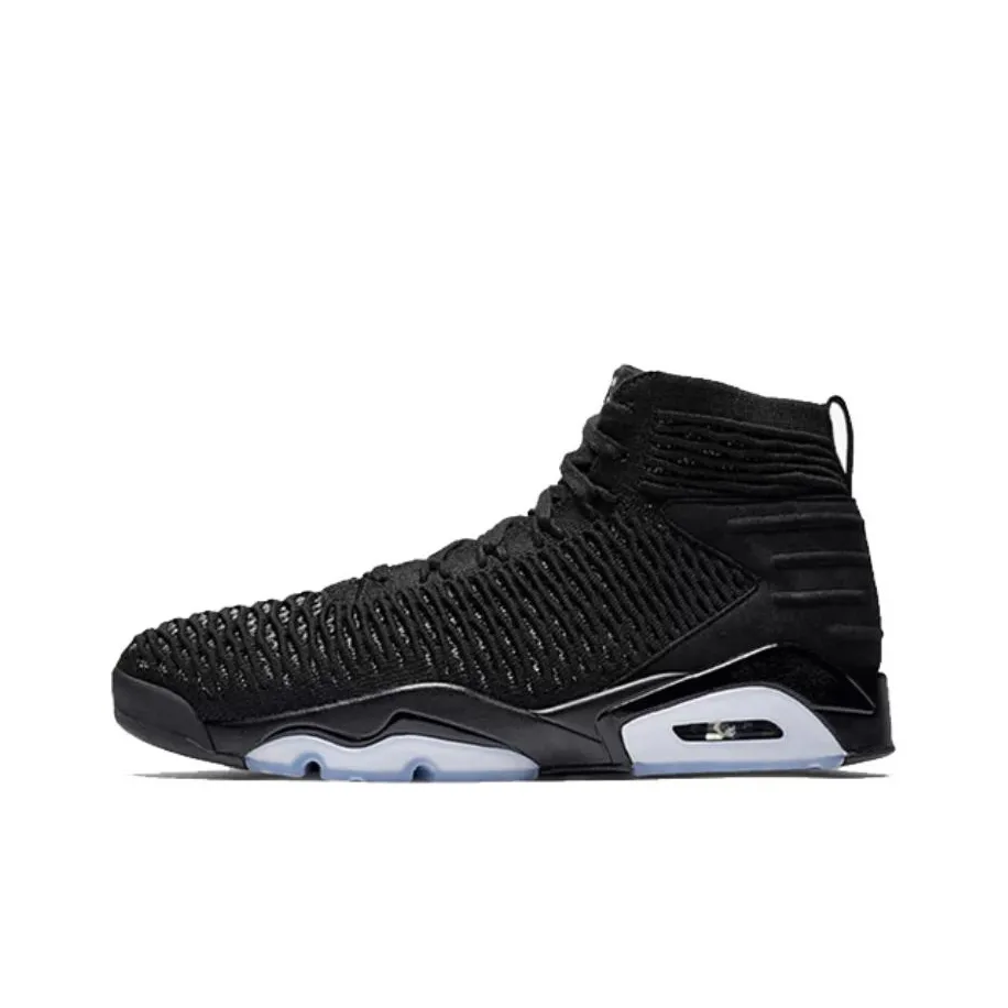 Jordan Air Jordan 23 Flyknit Elevation Anti-slip Lightweight High Top Vintage Basketball Shoes Men's Black Джордан Эйр Джордан 23 Флайникт Элевэйшн Нон-Слип Легкий Высокий Топ Винтажные Баскетбольные Кроссовки Мужские Черные