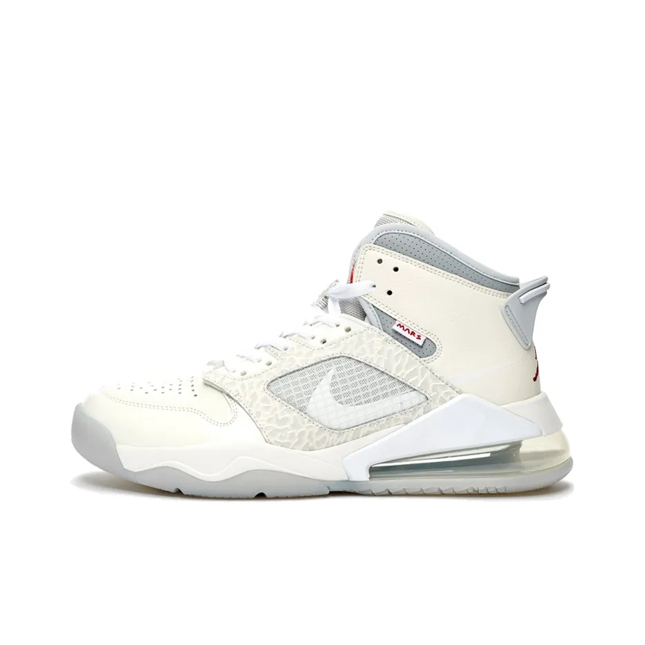 Sneakersnstuff x Jordan Mars 270 Non Slip Легкий Высокий Топ Винтажные Баскетбольные Кроссовки Мужские Экрю