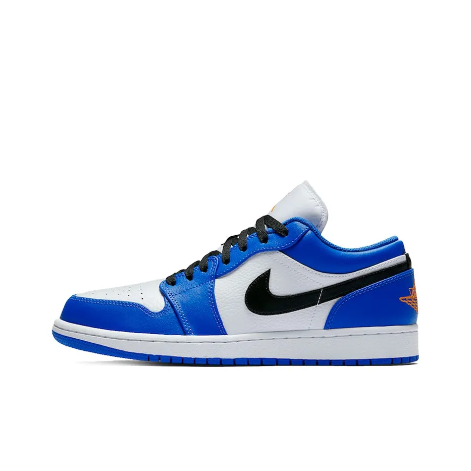 Jordan 1 Low Hyper Royal Orange Peel