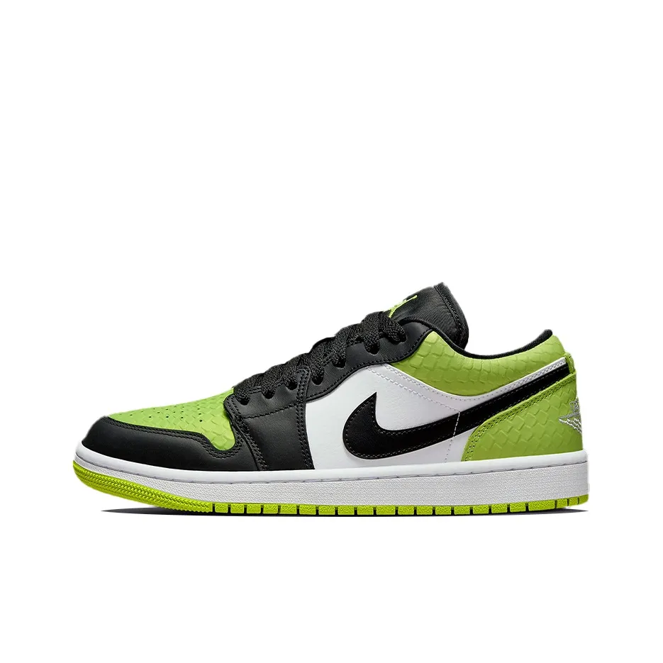 Air Jordan 1 Low Se 'Vivid Green Snakeskin' Women's