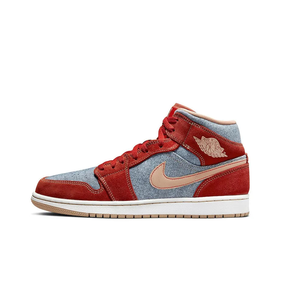 Jordan Air Jordan 1 Винтажные баскетбольные кроссовки MID Топ Мужской