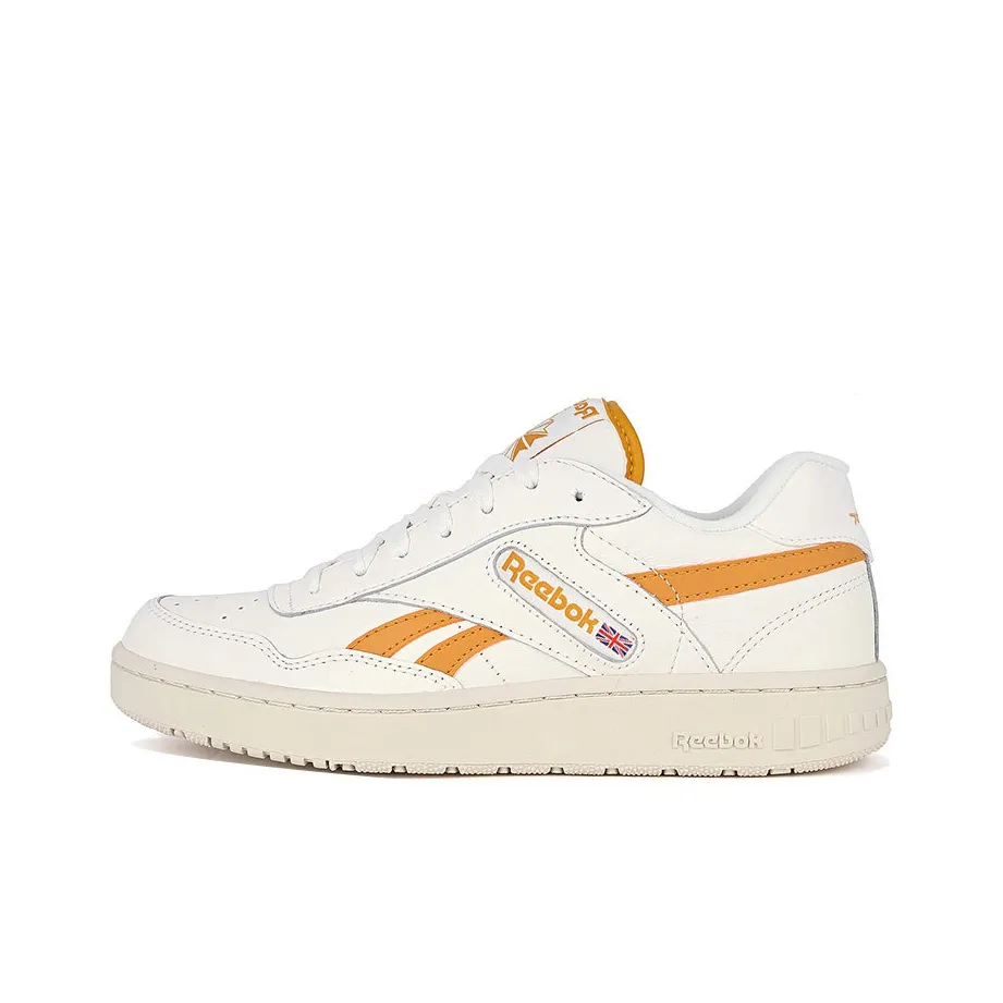 Reebok BB 4000 Vintage Basketball Shoes Unisex Low Top White/Orange