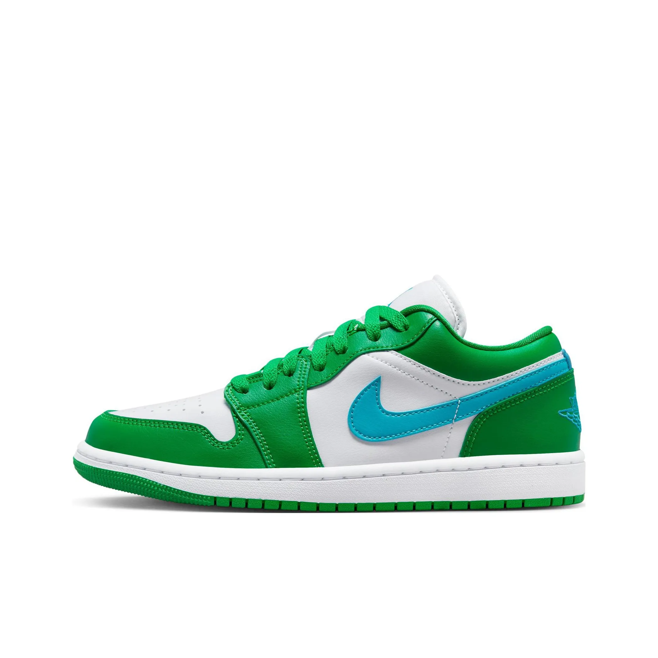 JORDAN 1 Low Lucky Green Aquatone Women's