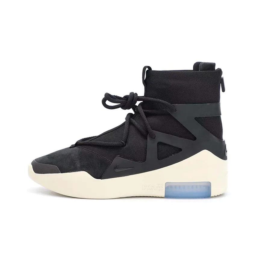 Nike Air Fear Of God 1 Vintage Basketball Shoes Men High Top Black