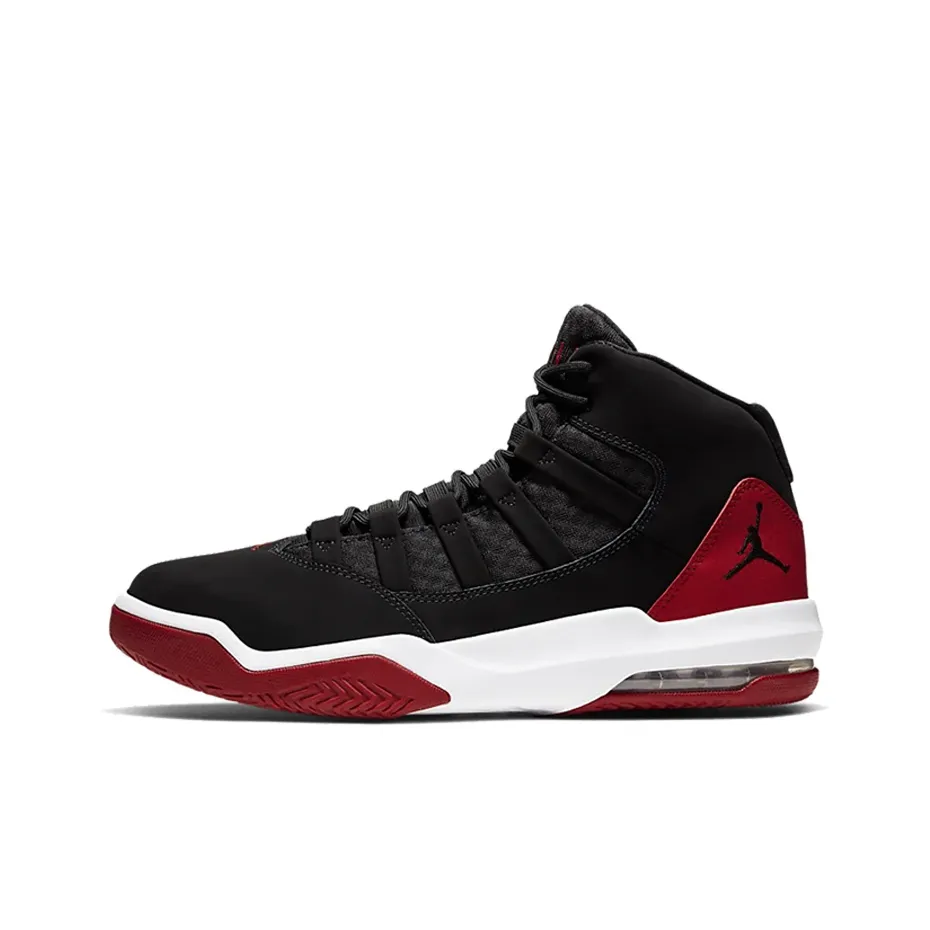 Jordan Max Aura Black Suede