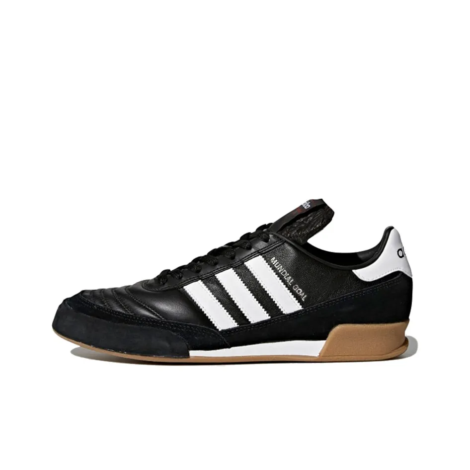 Adidas Originals MUNDIAL GOAL Дышащие Низкие Кроссовки для тренировок Унисекс Черный Белый