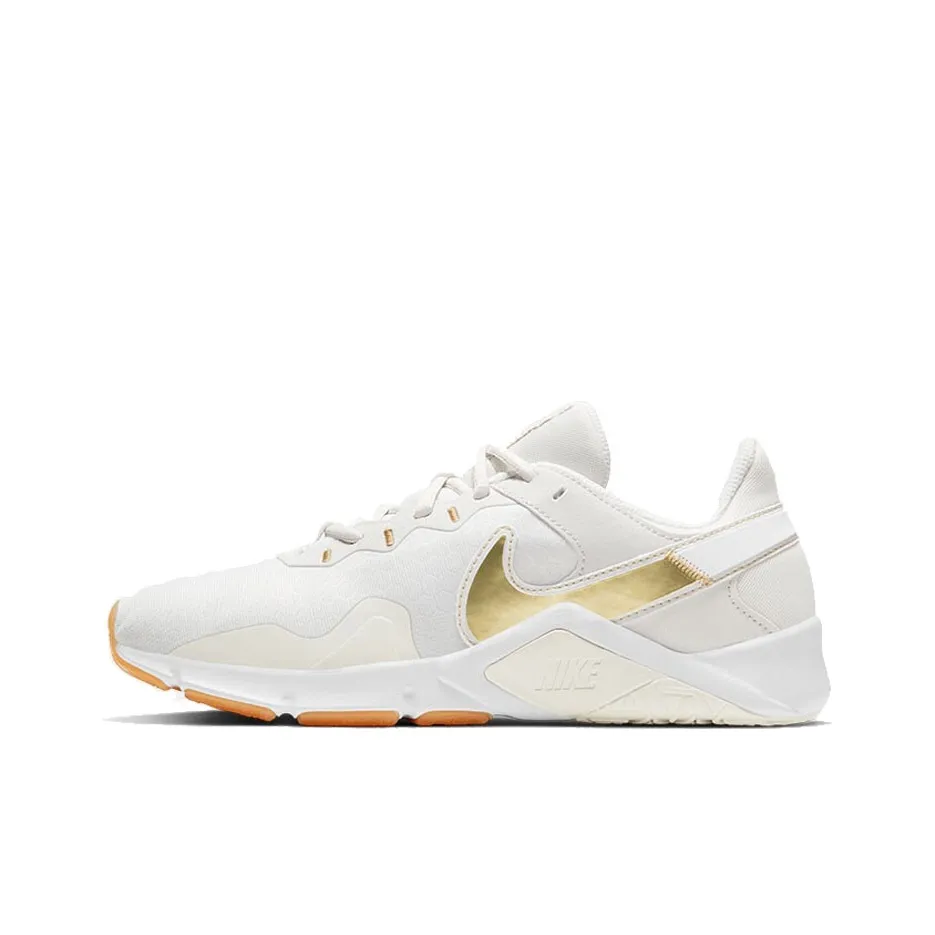 Nike Legend Essential 2 Shoes For White/Golden Women's